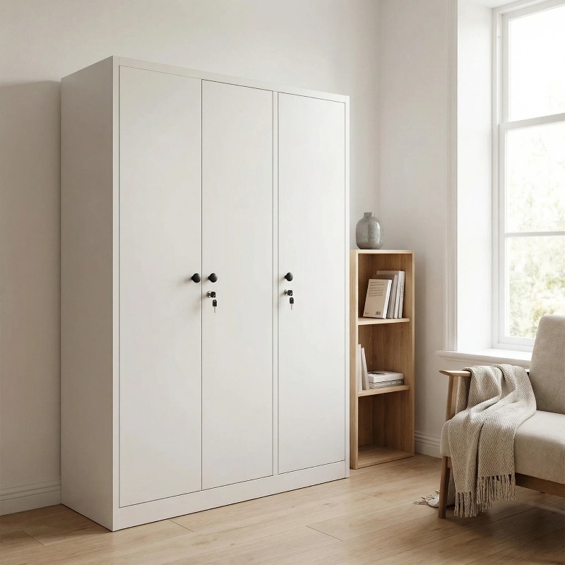 Steel Wardrobe 3 Doors - GXHKM